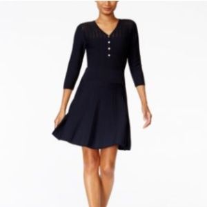 Tommy Hilfiger Womens Size XL Henley A-line Dress